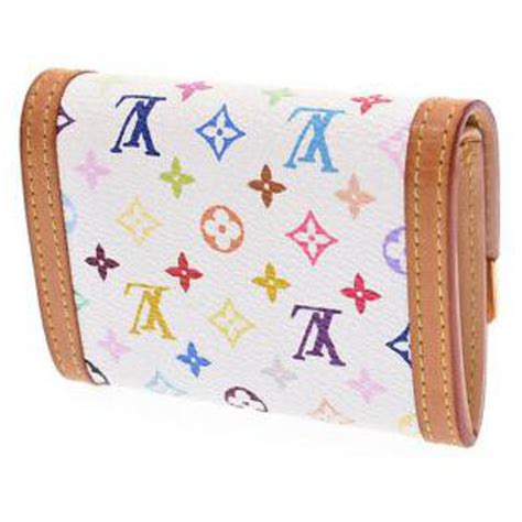 louis vuitton paris multicolor wallet women